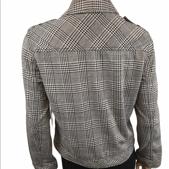 Two by Vince Camuto Women’s Size Small Plaid Zippered Blazer NWT - Picture 4 of 8